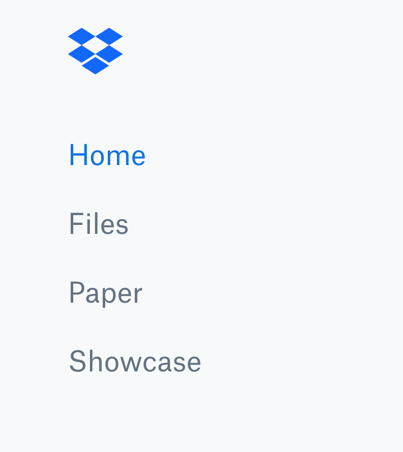 Dropbox Screen