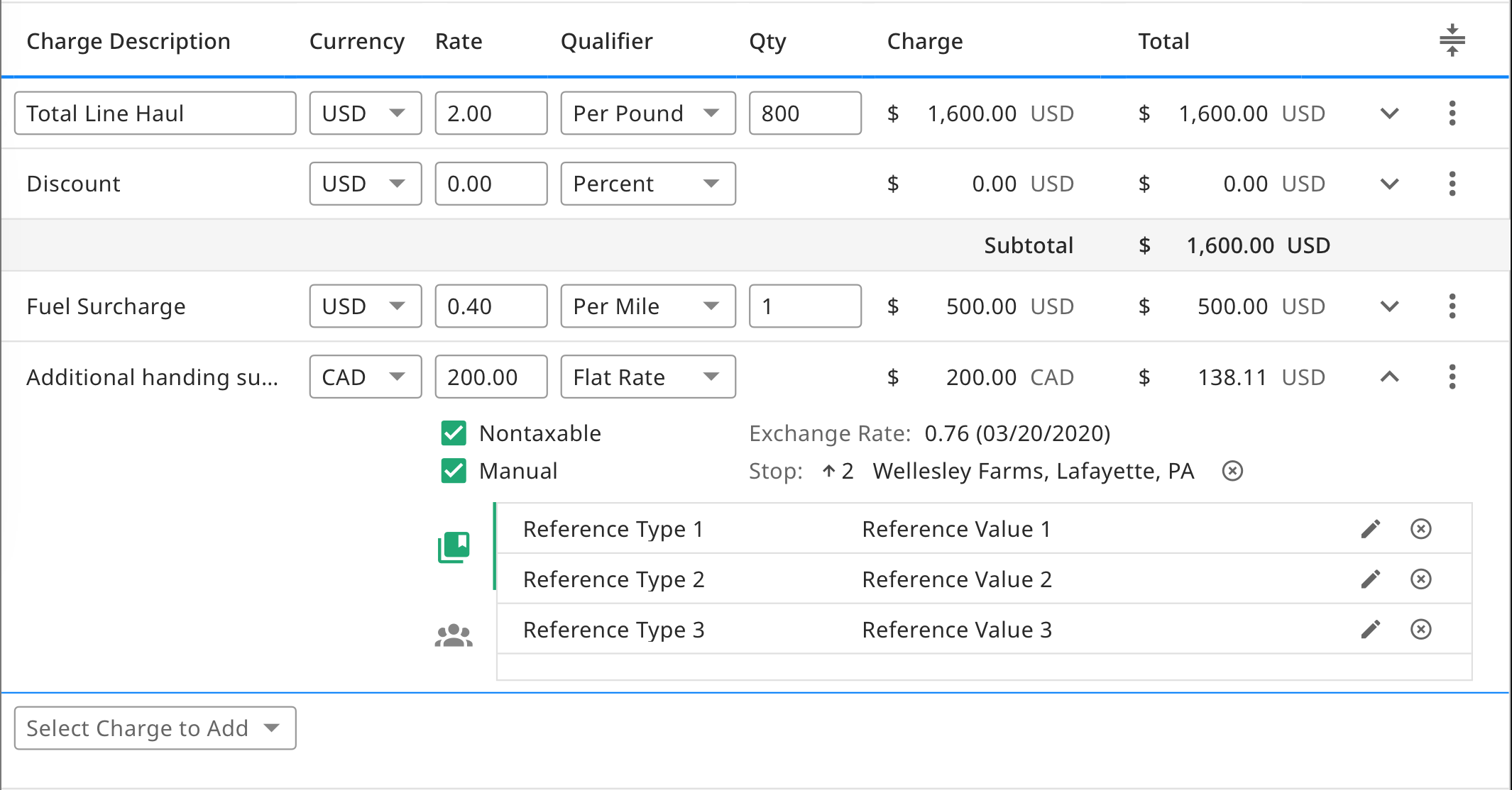 Rating Mockup with all possible fields